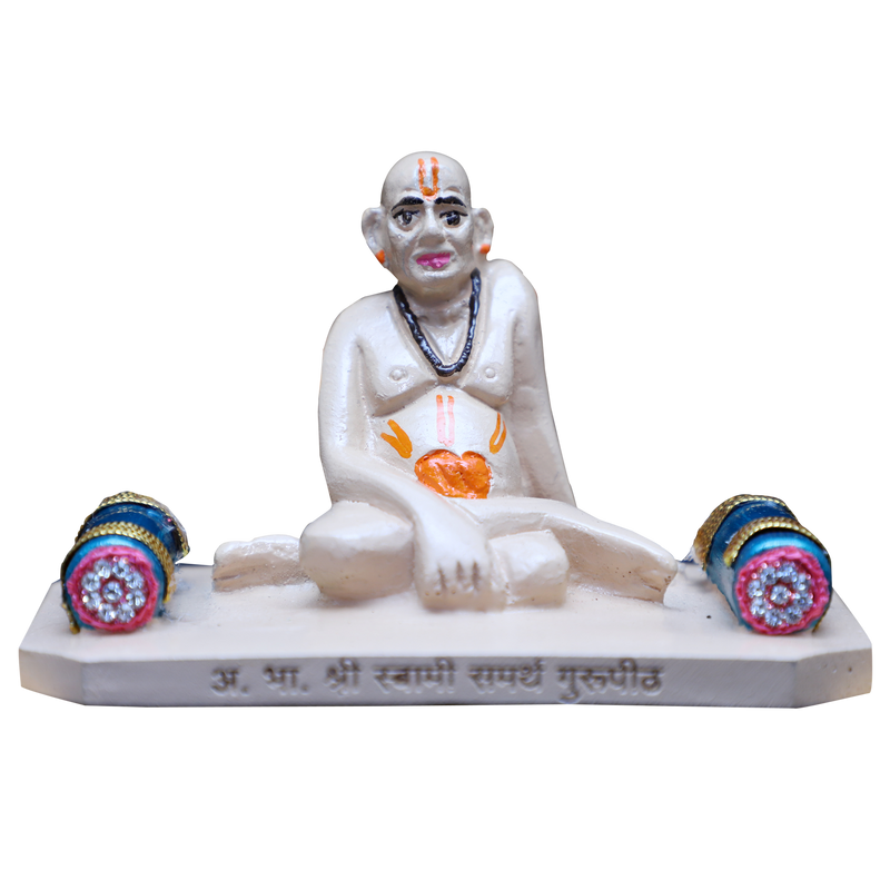 Swami Mahraj Car Murti ( White )