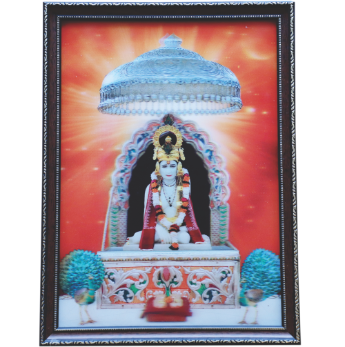 Shri Swami Samarth Maharaj photo frame 7x10 3D astadal
